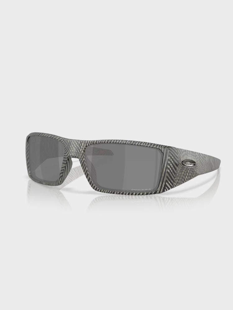 Heliostat - prizm black Lenses / matte grey ink fingerprint Frame - Gumpel & Co