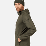 Midlayer m/hætte - Herre - Mørke Grøn - Gumpel & Co