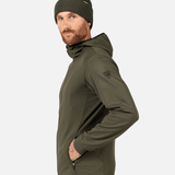 Midlayer m/hætte - Herre - Mørke Grøn - Gumpel & Co