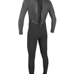 Men's Reactor II 3/2mm Back Zip Full våddragt | Herre | Black/Graphite - Gumpel & Co