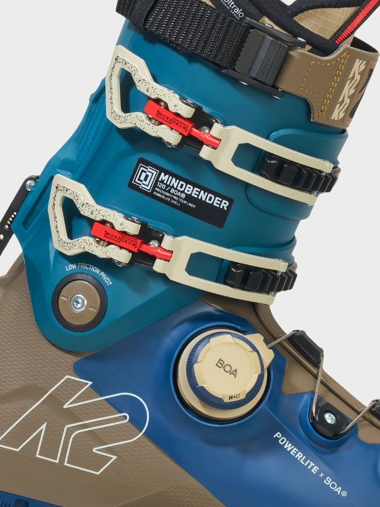K2 Mindbender 120 BOA Skistøvle - Blå / Brun
