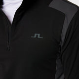 Lukas Quarter Zip Mid - Layer - Black - Gumpel & Co