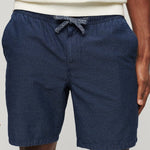 Men's Indigo Bermuda Shorts - Herre - Indigo Dobbie - Gumpel & Co