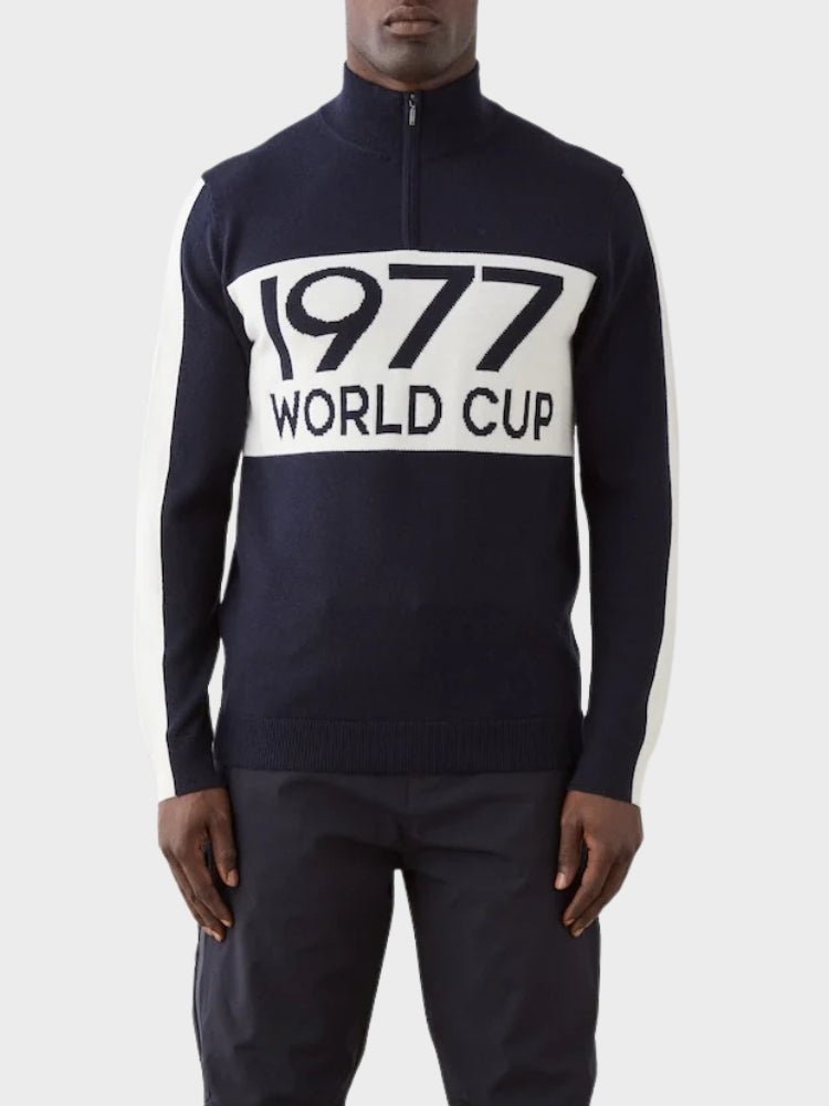 WorldCup Zip Up - Mens - Dark Blue - Gumpel & Co