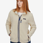 Retro Pile Fleece trøje - Dame - Natural - Gumpel & Co