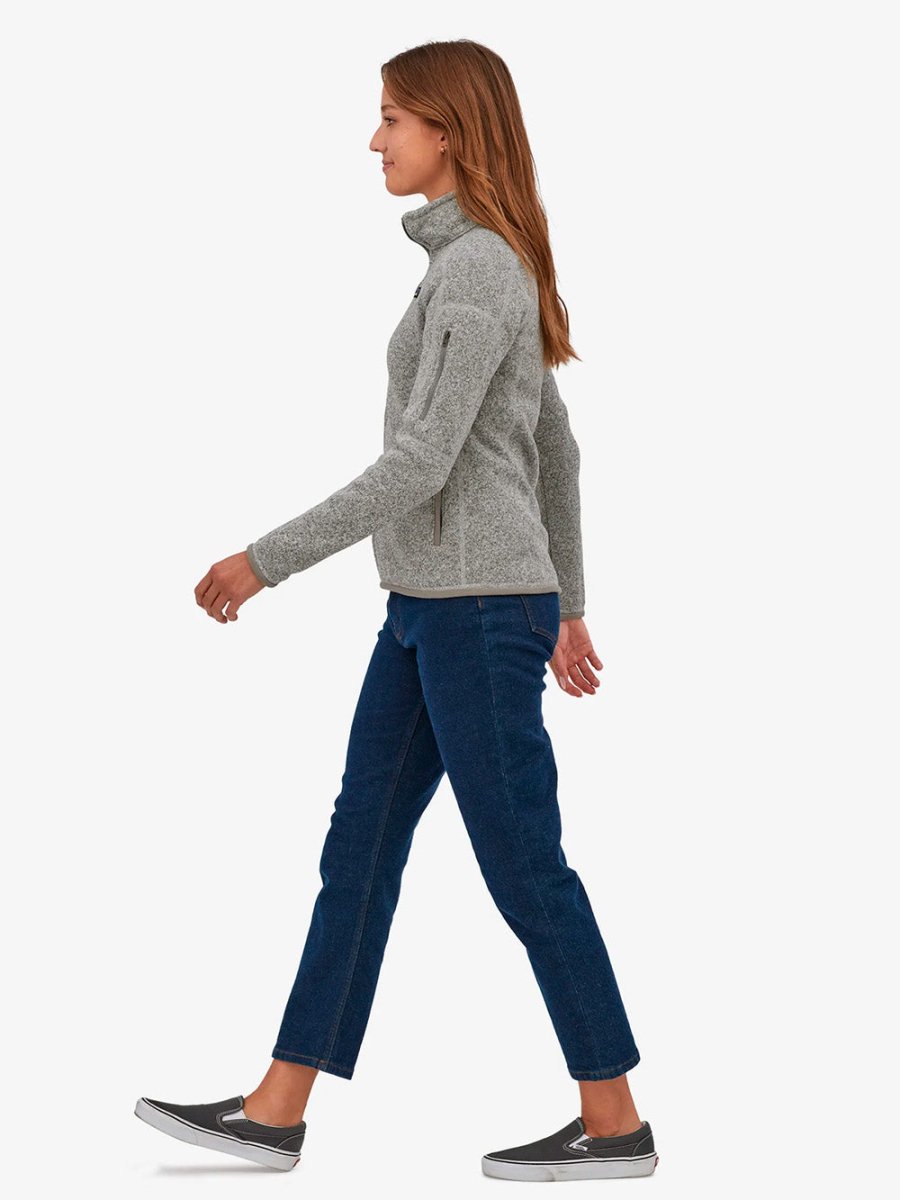 Better Sweater Fleece Trøje - Dame - Birch White - Gumpel & Co