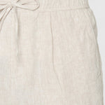 Men's Loose Hør Shorts - Herre - Light feather gray - Gumpel & Co