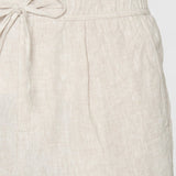 Men's Loose Hør Shorts - Herre - Light feather gray - Gumpel & Co