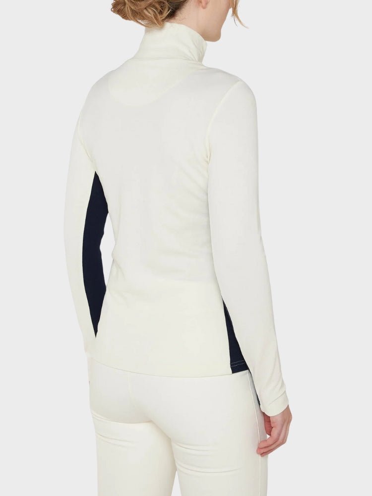Voss 1/4 zip - Women - Off White - Gumpel & Co
