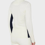Voss 1/4 zip - Women - Off White - Gumpel & Co