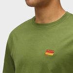 Tricolour Embroidery Tee - Herrer - Dino - Gumpel & Co