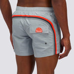 Men's Iconic Stretch Waist Badeshorts - Herre - Cloud - Gumpel & Co