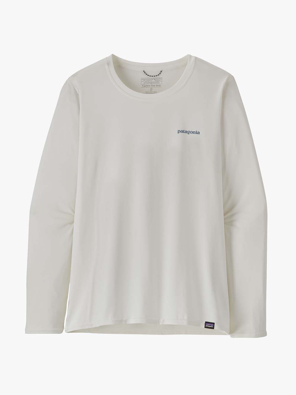 LS Capilene Cool Daily Graphic UV Tshirt - Dame - Boardlogo White - Gumpel & Co