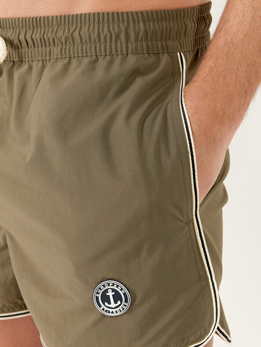 Men's Tom Badeshorts - Herre - Khaki - Gumpel & Co