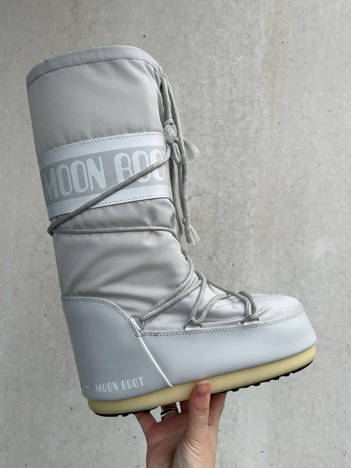 Icon High Nylon Vinterstøvler - Unisex - Glacier Grey - Gumpel & Co