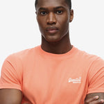 Men's Essential Logo T-shirt - Sunburst Coral - Gumpel & Co