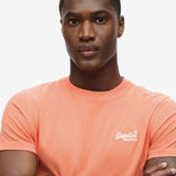 Men's Essential Logo T-shirt - Sunburst Coral - Gumpel & Co