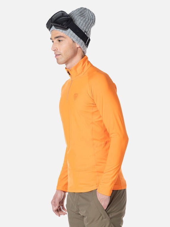 Classique Half - Zip Midlayer - Herre - Orange - Gumpel & Co
