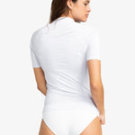 Women's Whole Hearted Short Sleeve UV T-shirt - Dame - Bright White - Gumpel & Co