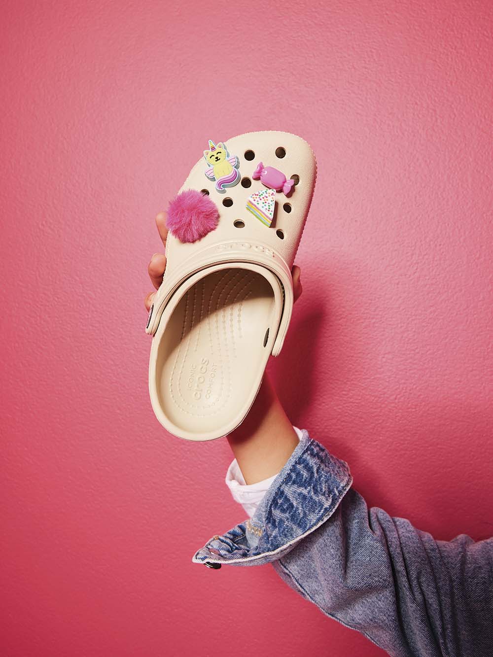 Kids' Classic Clog Crocs - Børn (28 - 35) - Bone - Gumpel & Co