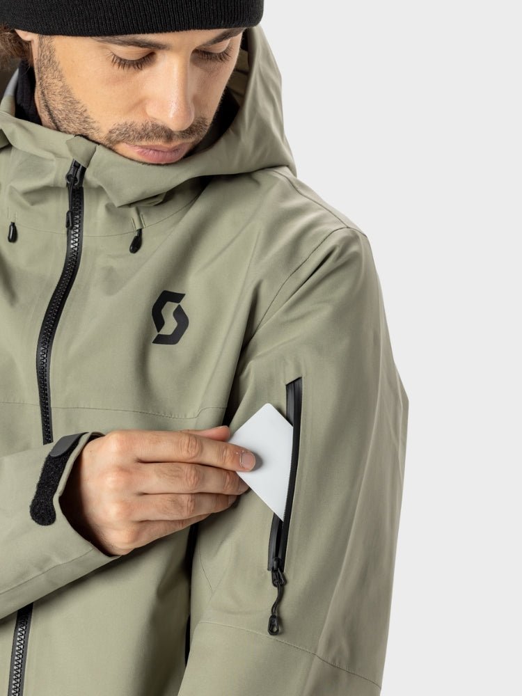 Explorair 3L Jacket - Mens - Dust Grey - Gumpel & Co