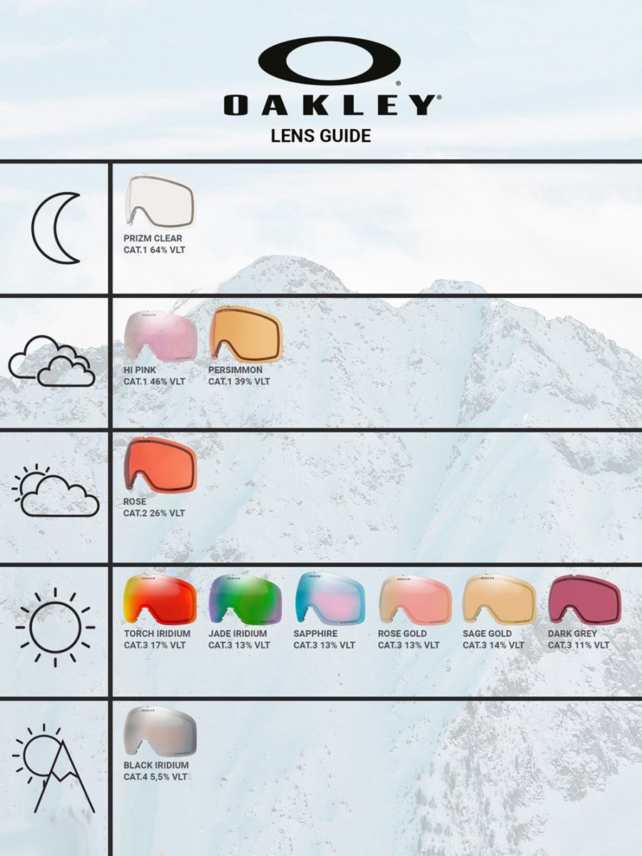 Flight Tracker L (7104) Skibriller - Matte White/Prizm Torch - Gumpel & Co