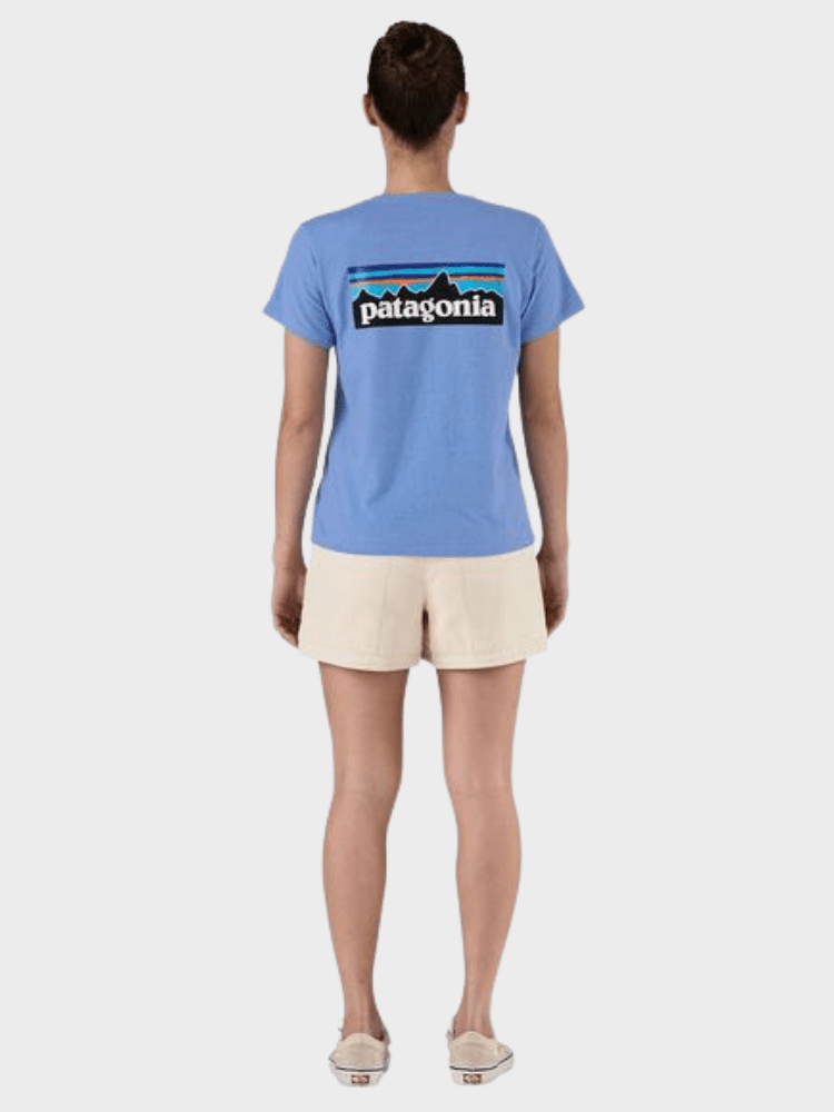 P 6 Logo Responsibiliti Tshirt - Dame - Abundant Blue - Gumpel & Co