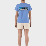 P 6 Logo Responsibiliti Tshirt - Dame - Abundant Blue - Gumpel & Co