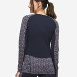 Women's Rose Light 100% Merino Skiundertrøje - Dame - Royal - Gumpel & Co