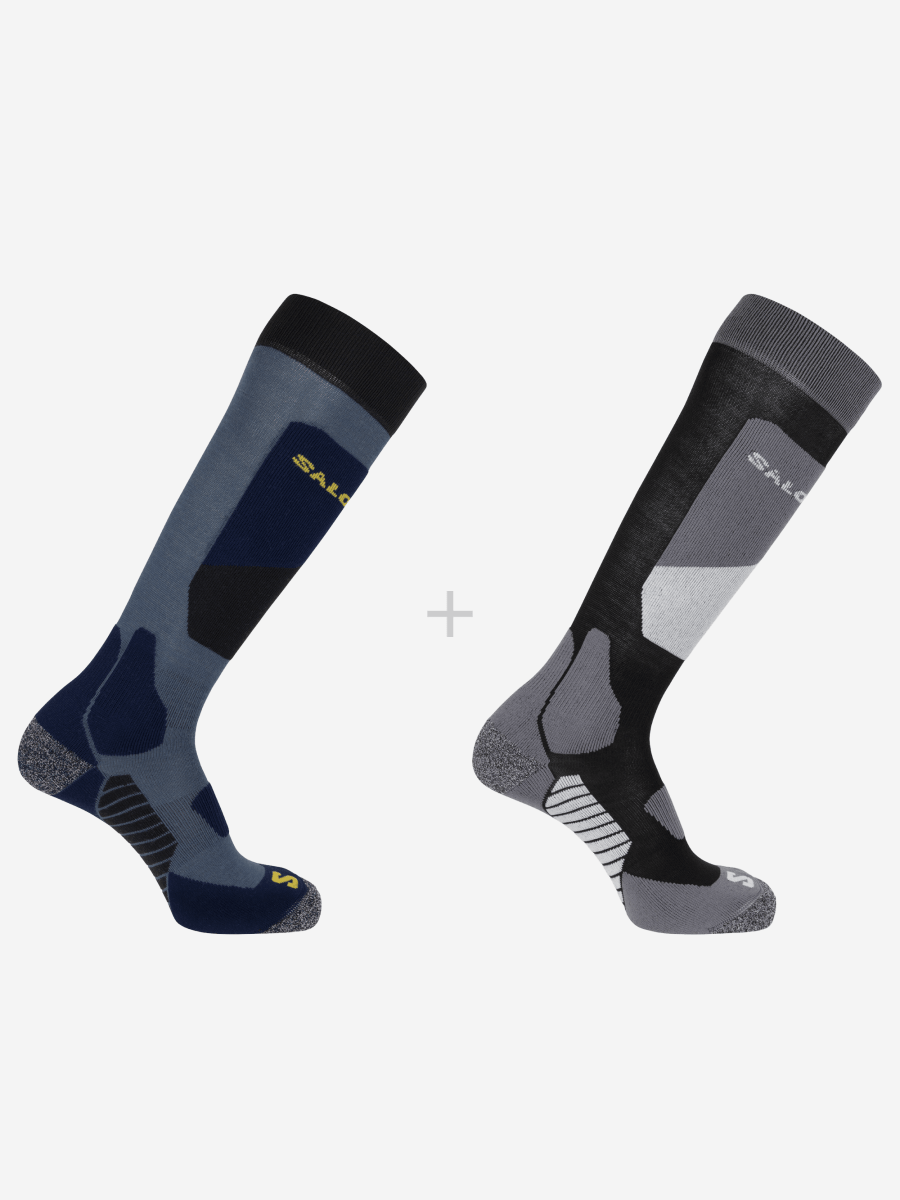 S/Access Skisokker 2 - pack - Unisex - Black/Copen Blue - Gumpel & Co