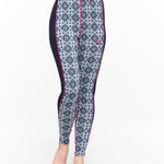 Women's Rose 100% Merino High Waist Skiunderbukser - Dame - Royal - Gumpel & Co