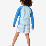 Icons UV Brushed Long Sleeve - Børn - Blue Gum - Gumpel & Co