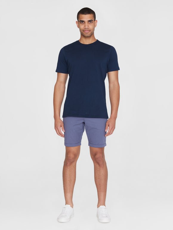 Men's Chuck Regular Chino Poplin Shorts - Herre - Vintage Indigo - Gumpel & Co