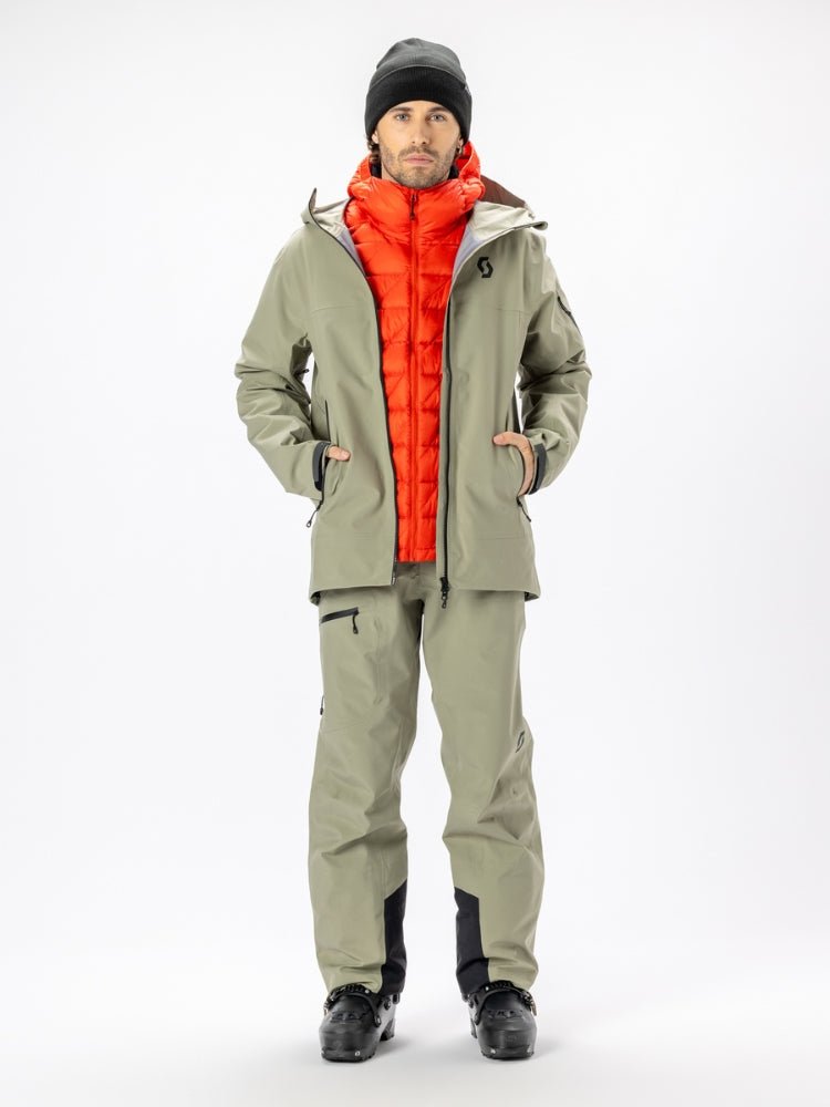 Explorair 3L Jacket - Mens - Dust Grey - Gumpel & Co