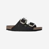 Arizona Big Buckle Nubuck Leather - Black - Normal - Gumpel & Co