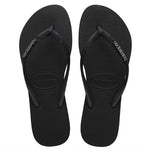 Slim Glitter Klipklapper - Dame - Black - Gumpel & Co