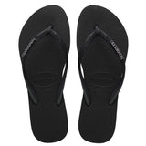 Slim Glitter Klipklapper - Dame - Black - Gumpel & Co