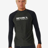 Shock UV Long Sleeve Rash Guard - Herre - Black Marle - Gumpel & Co