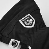 Junior Army Leather Heli 3 - finger Skihandske - Børn - Black - Gumpel & Co