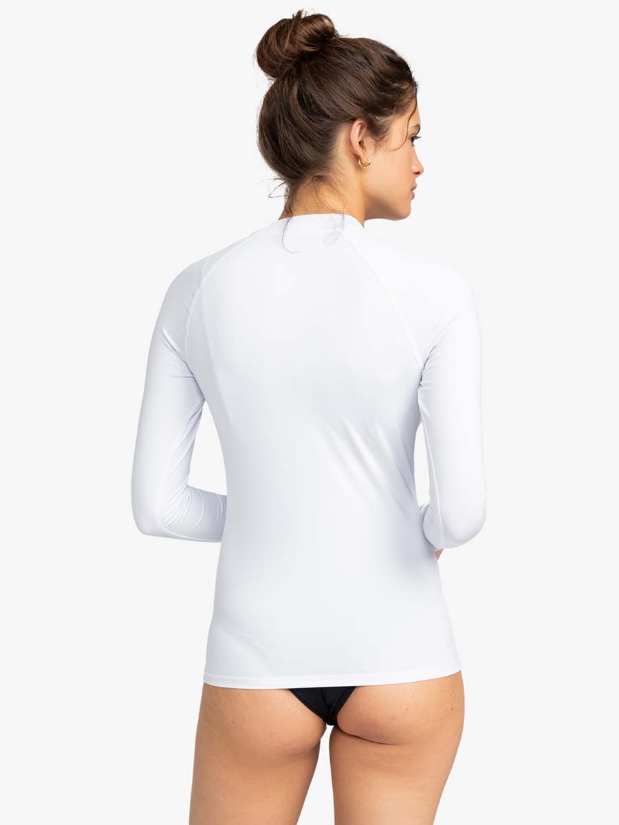 Women's Whole Hearted Long Sleeve UV T-shirt - Bright White - Gumpel & Co