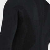 Long - sleeve Wool Tech Skiundertrøje - Herre - Sort - Gumpel & Co