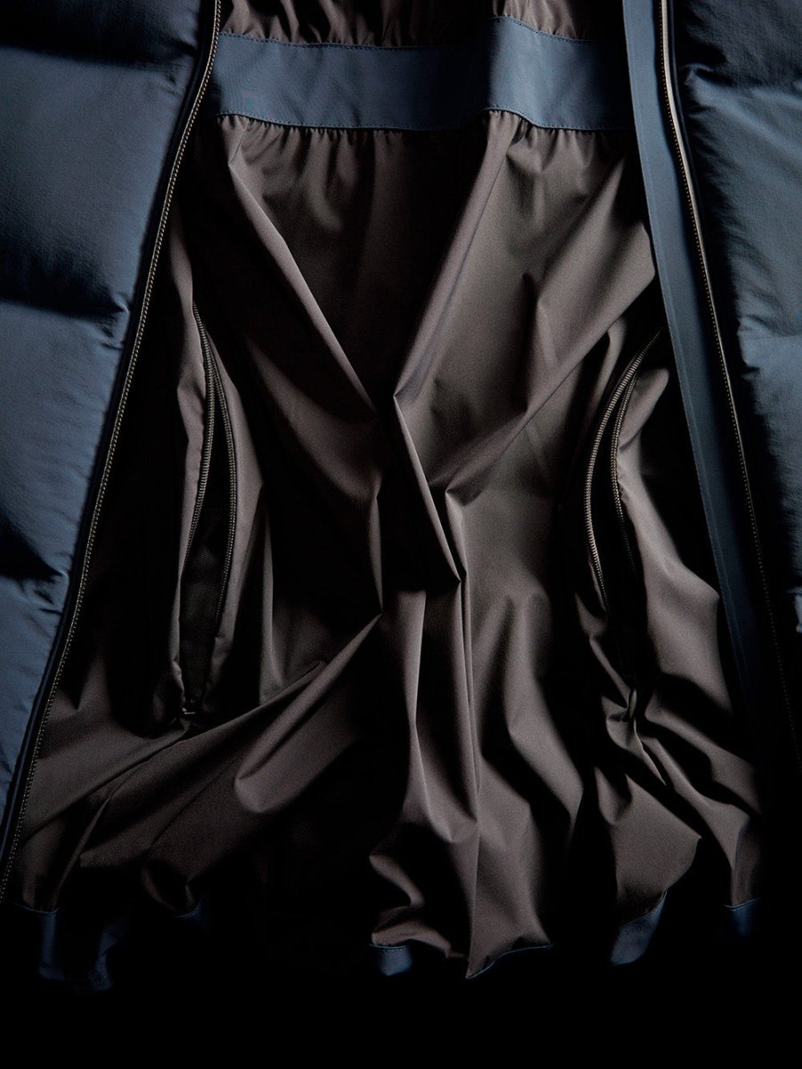 Enigma Dunfrakke - Dame - Navy - Gumpel & Co