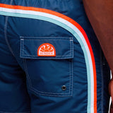 Men's Iconic Stretch Waist Badeshorts - Herre - Navy - Gumpel & Co