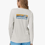 LS Capilene Cool Daily Graphic UV Tshirt - Dame - Boardlogo White - Gumpel & Co