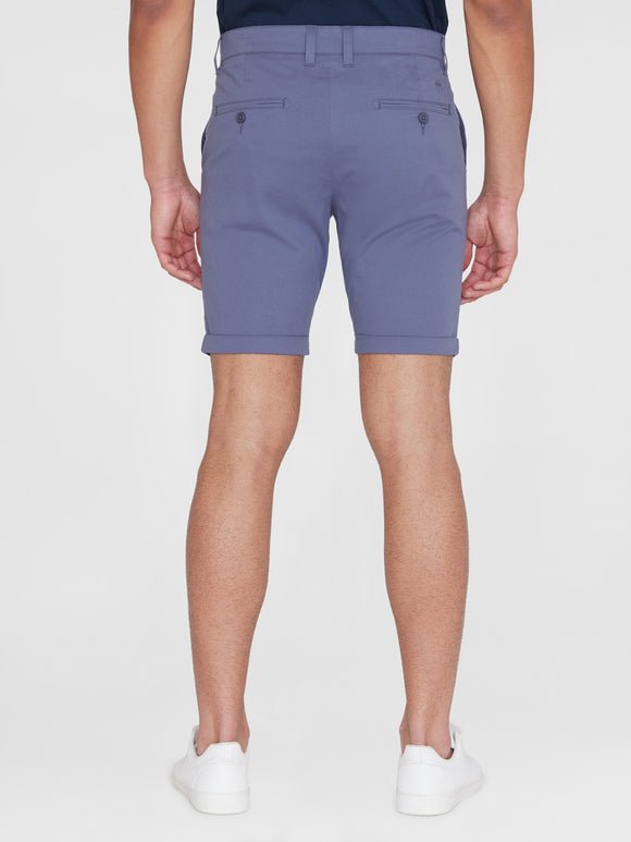 Men's Chuck Regular Chino Poplin Shorts - Herre - Vintage Indigo - Gumpel & Co