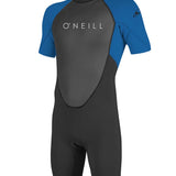 Youth Reactor II 2mm Back Zip S/S Spring våddragt | Børn | Black/Ocean - Gumpel & Co
