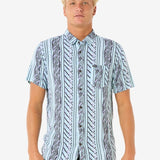 Fun Times Short Sleeve Shirt - Herre - Light Aqua - Gumpel & Co