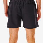 Offset Volley 15 Boardshort - Herre - Black - Gumpel & Co