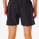 Offset Volley 15 Boardshort - Herre - Black - Gumpel & Co