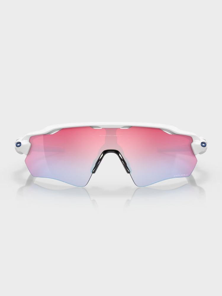 Radar Ev Path - Prizm snow sapphire Lenses / polished white Frame - Gumpel & Co